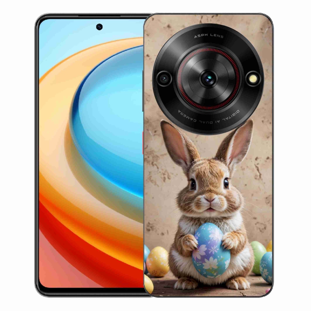 Gélový kryt mmCase na ZTE Blade A75 - veľkonočný zajačik