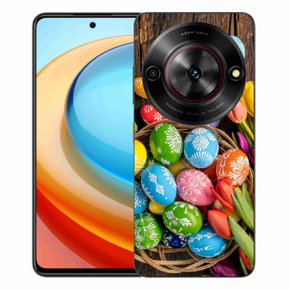 Gélový kryt mmCase na ZTE Blade A75 - veľkonočné vajíčka