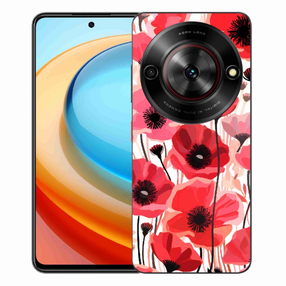Gélový kryt mmCase na ZTE Blade A75 - vlčí mak 1