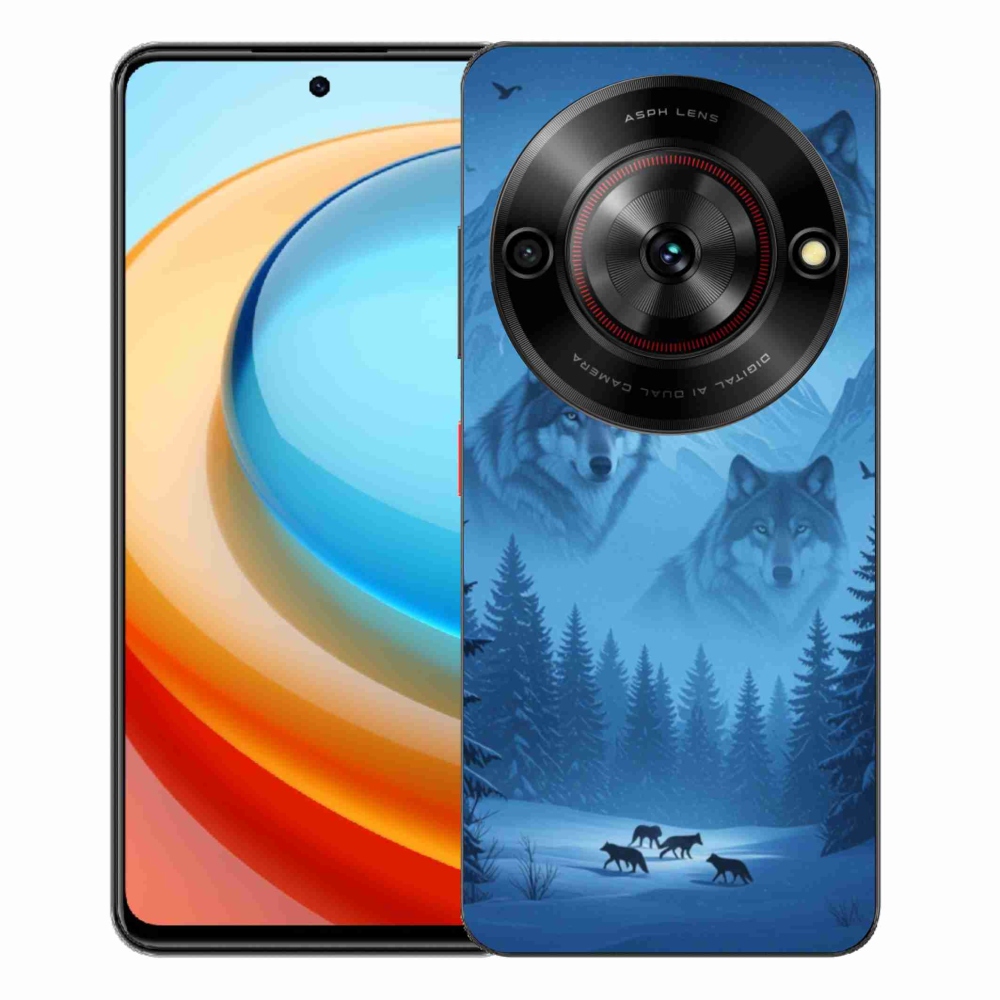 Gélový kryt mmCase na ZTE Blade A75 - vlčia svorka