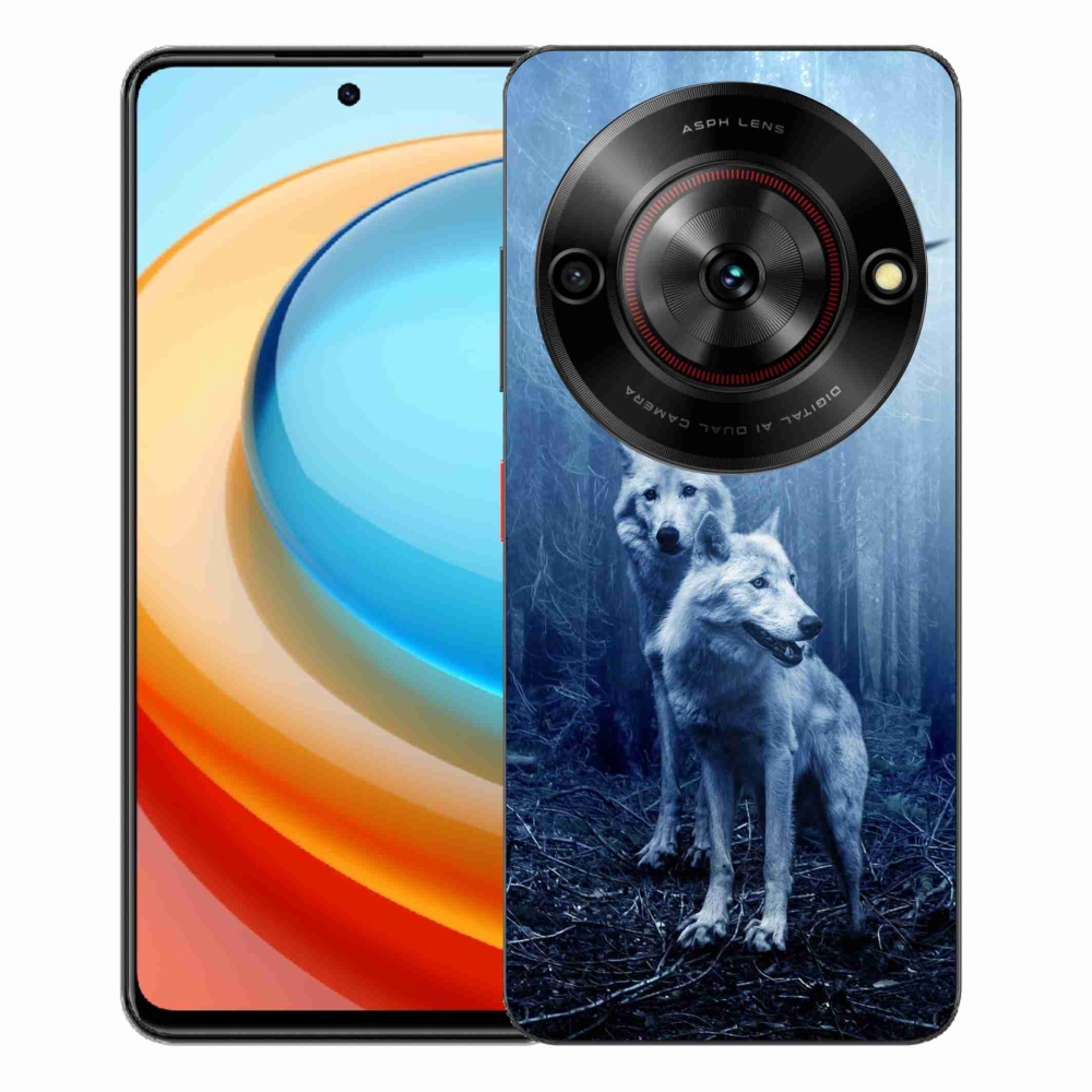 Gélový kryt mmCase na ZTE Blade A75 - vlci v lese