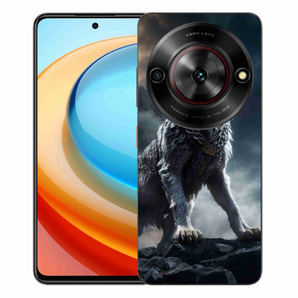 Gélový kryt mmCase na ZTE Blade A75 - vlk 1