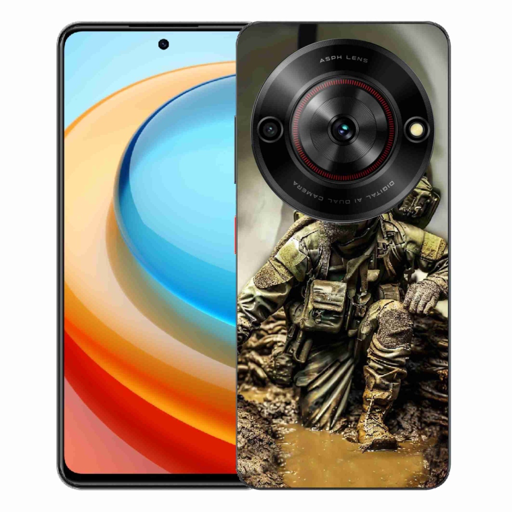 Gélový kryt mmCase na ZTE Blade A75 - vojak