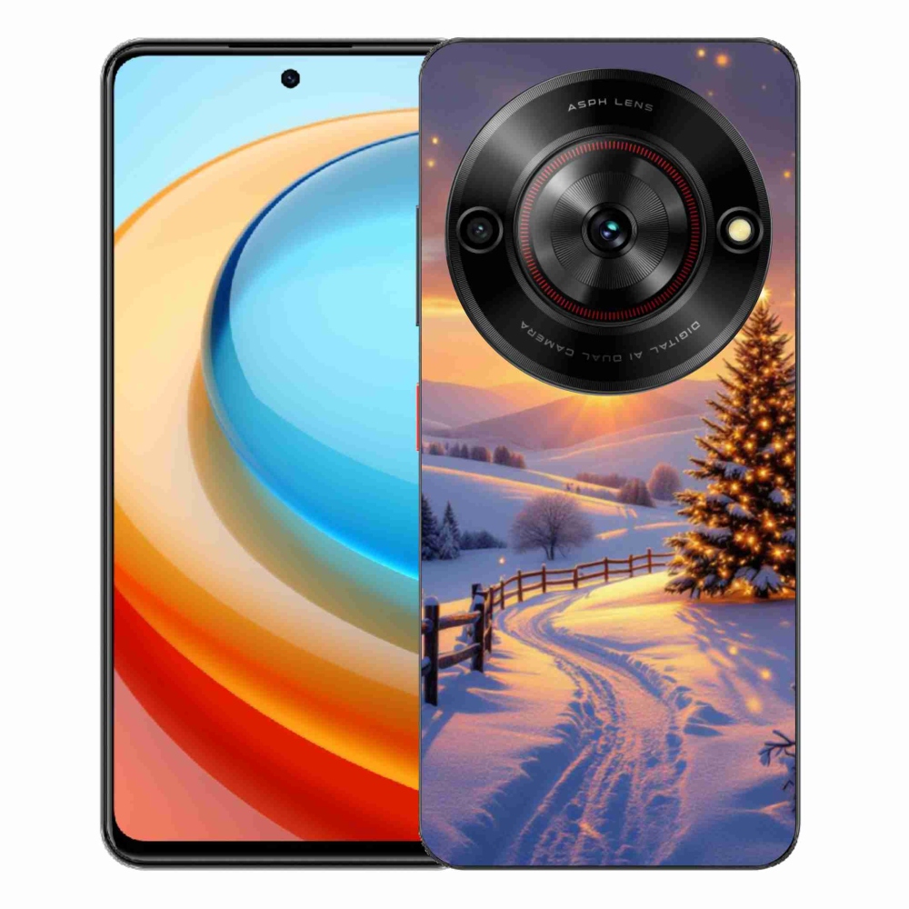Gélový kryt mmCase na ZTE Blade A75 - zimná krajina