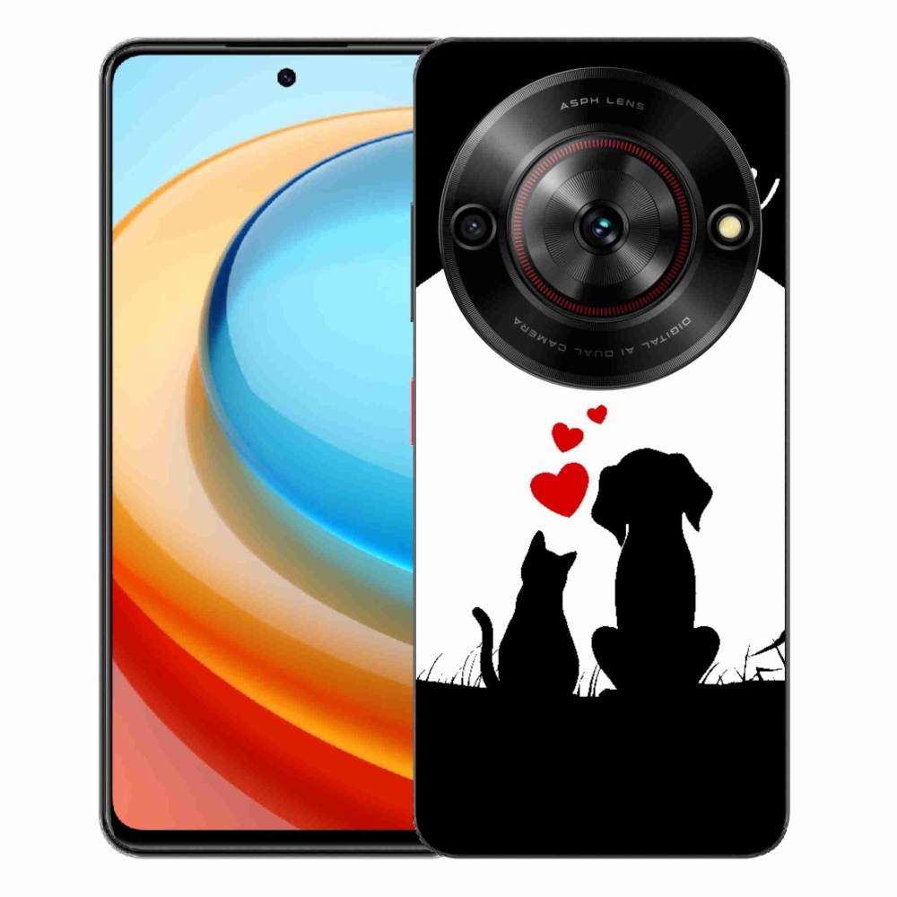 Gélový kryt mmCase na ZTE Blade A75 - zvieracia láska