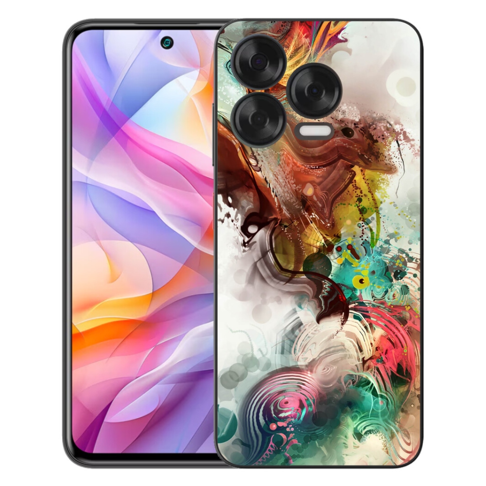Gélový kryt mmCase na ZTE Blade V70 Vita - abstrakt 1