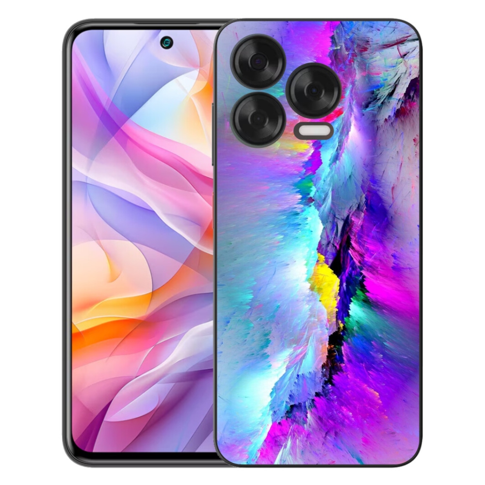 Gélový kryt mmCase na ZTE Blade V70 Vita - abstrakt