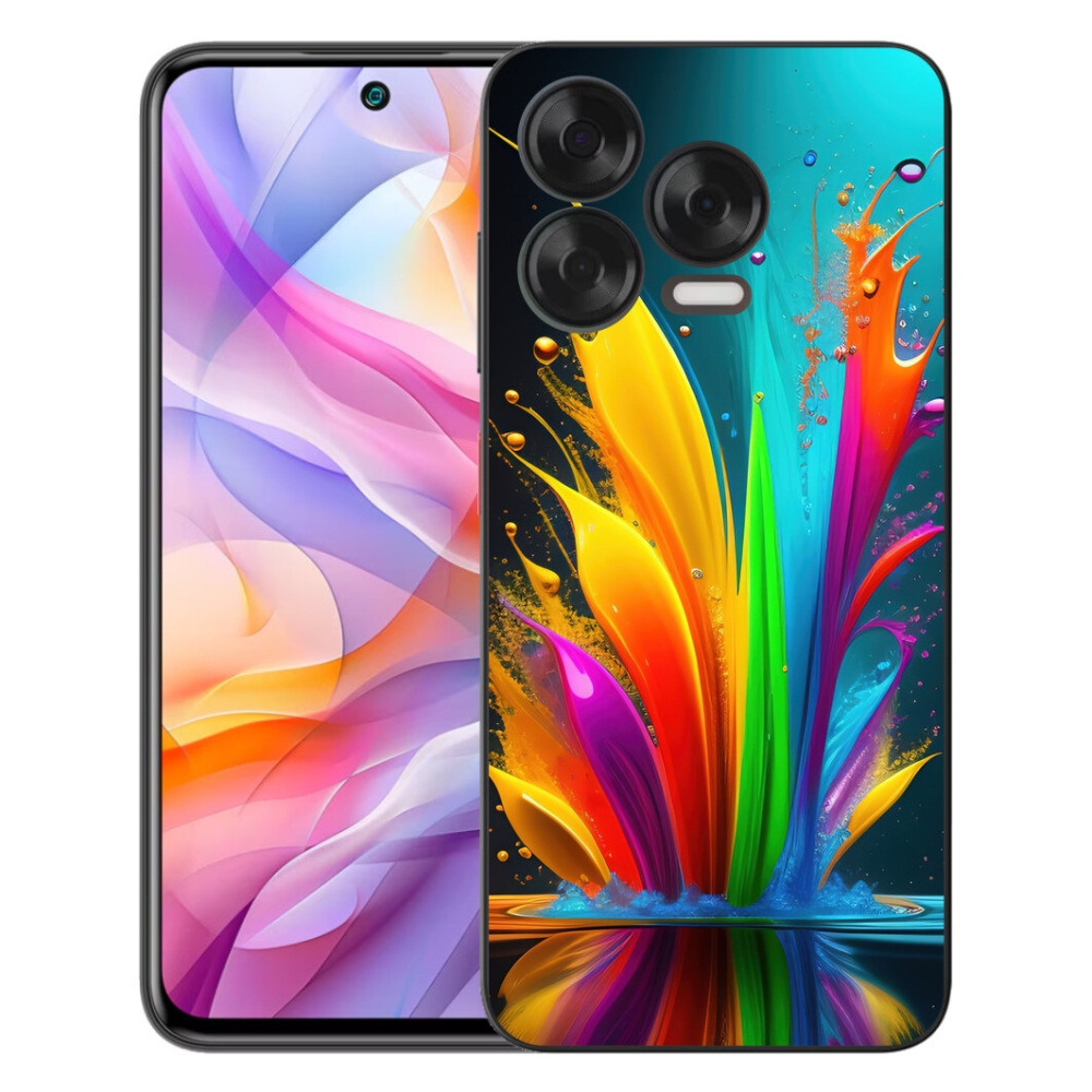 Gélový kryt mmCase na ZTE Blade V70 Vita - abstraktný motív 1