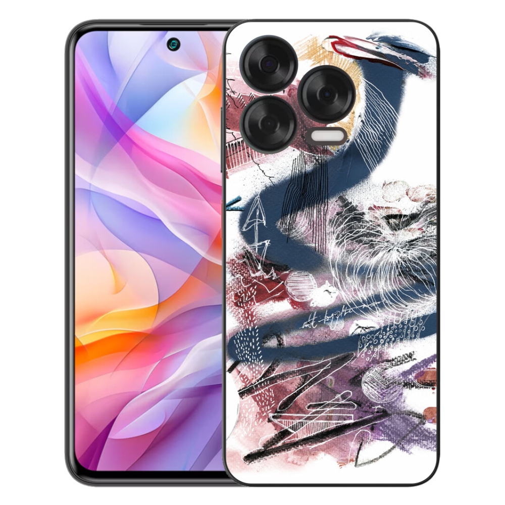 Gélový kryt mmCase na ZTE Blade V70 Vita - abstraktný motív 28