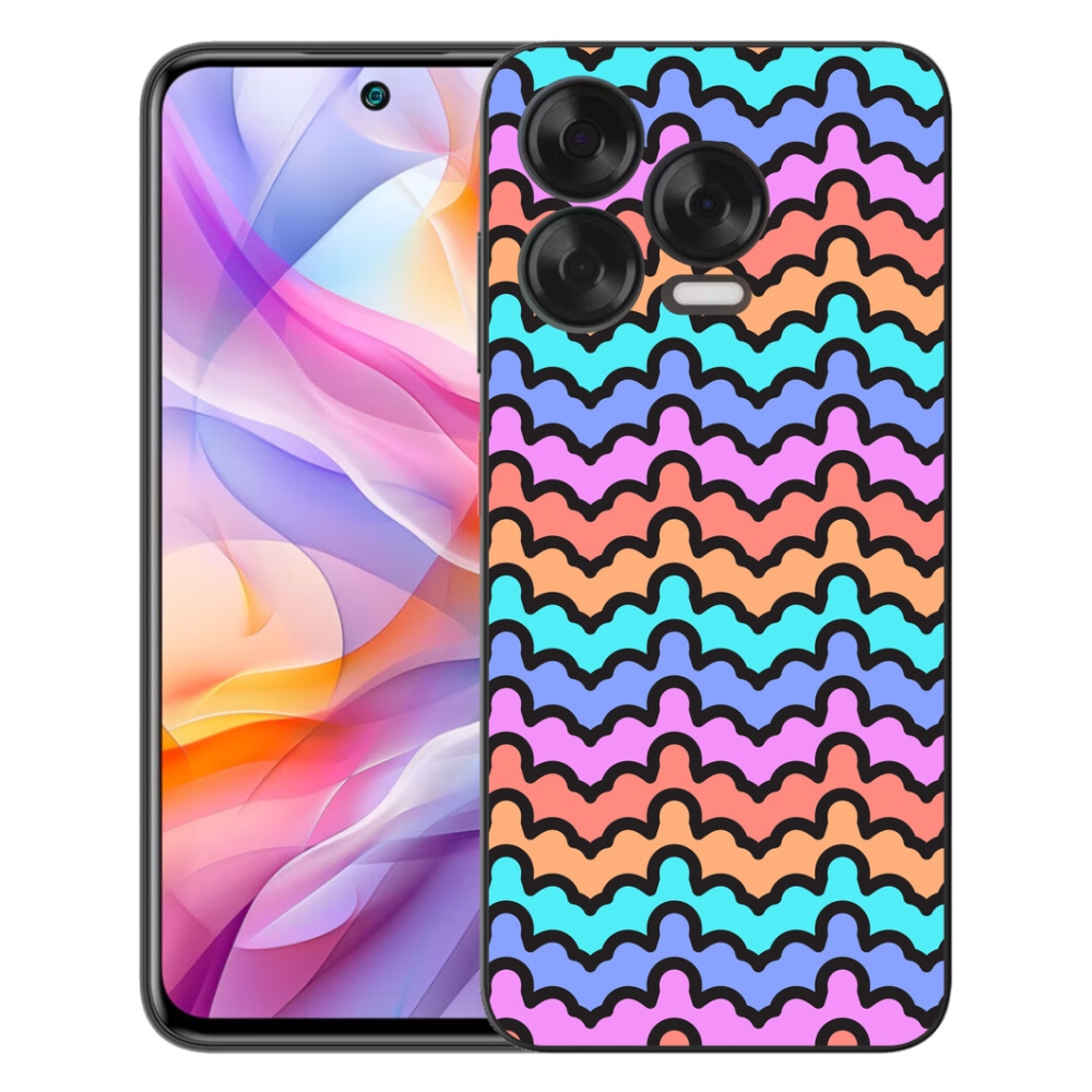 Gélový kryt mmCase na ZTE Blade V70 Vita - abstraktný motív 30