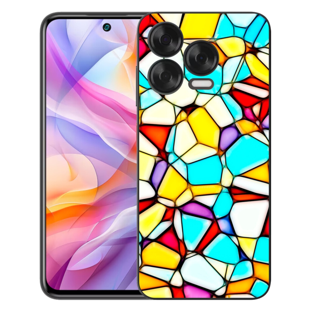 Gélový kryt mmCase na ZTE Blade V70 Vita - abstraktný motív 40