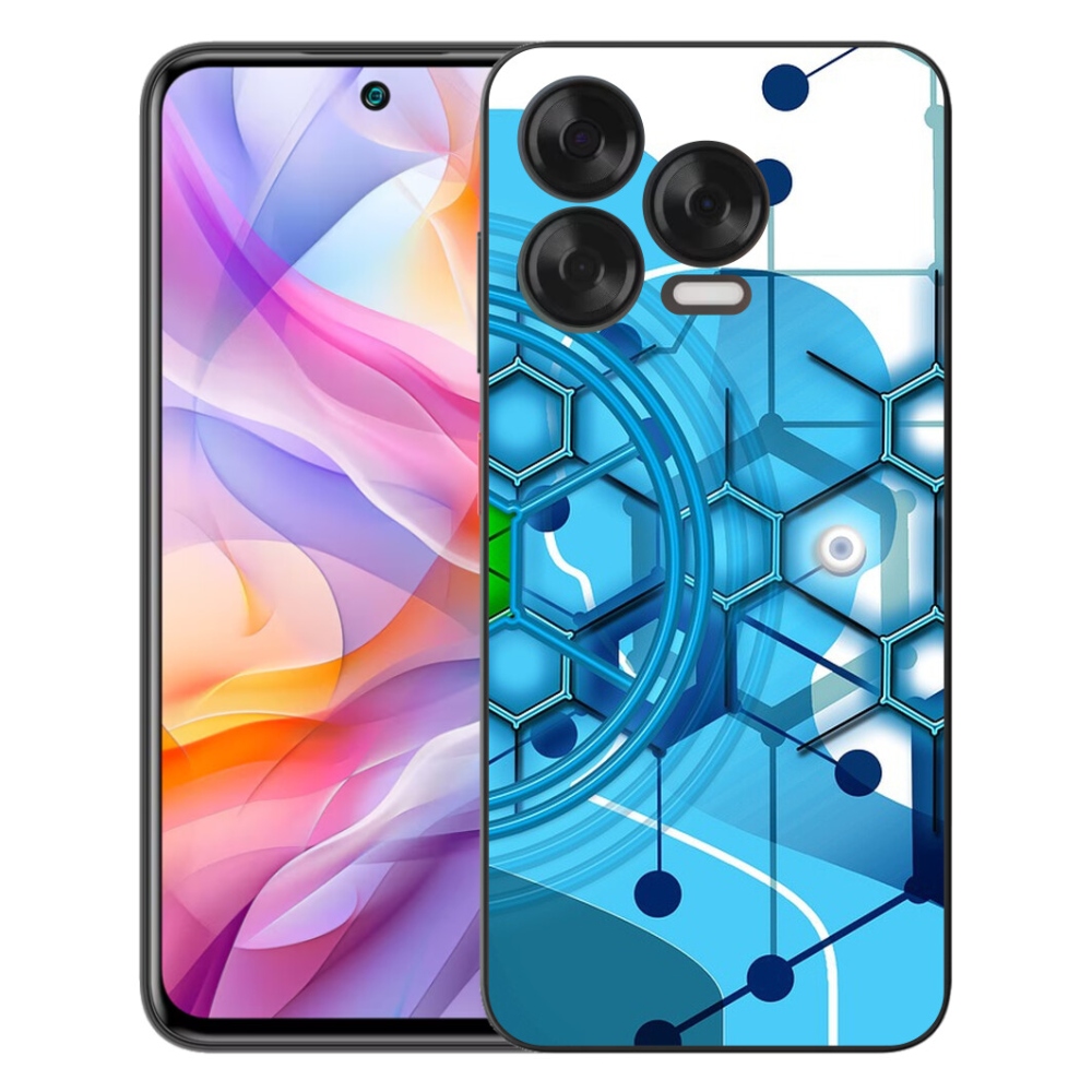 Gélový kryt mmCase na ZTE Blade V70 Vita - abstraktný vzor 2