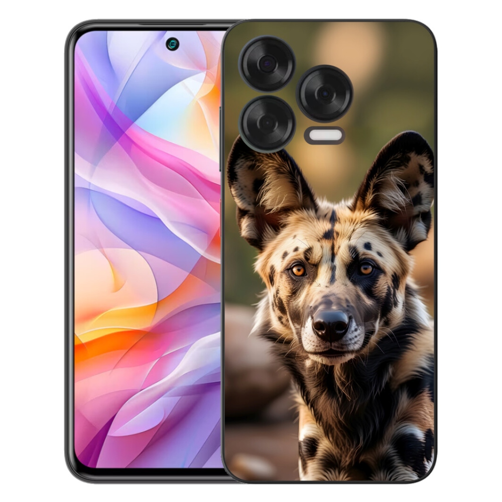Gélový kryt mmCase na ZTE Blade V70 Vita - africký divoký pes