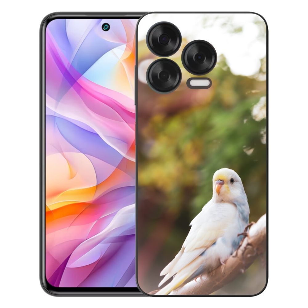 Gélový kryt mmCase na ZTE Blade V70 Vita - andulka biela