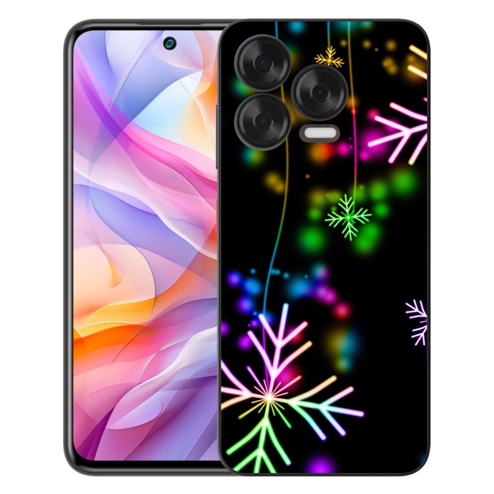 Gélový kryt mmCase na ZTE Blade V70 Vita - farebné vločky