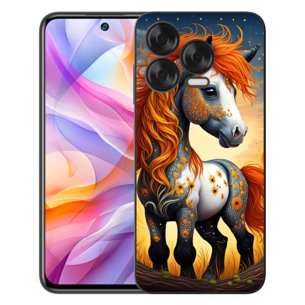 Gélový kryt mmCase na ZTE Blade V70 Vita - farebný poník