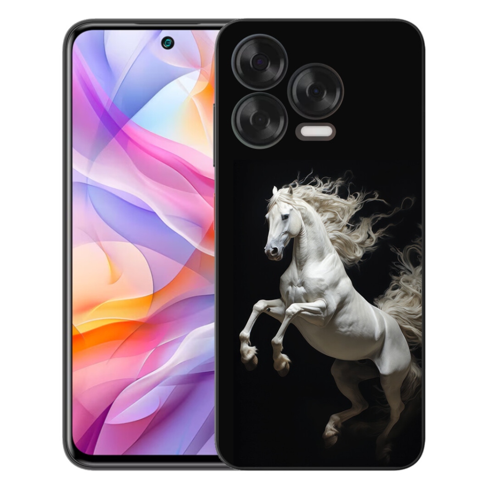 Gélový kryt mmCase na ZTE Blade V70 Vita - biely kôň 4