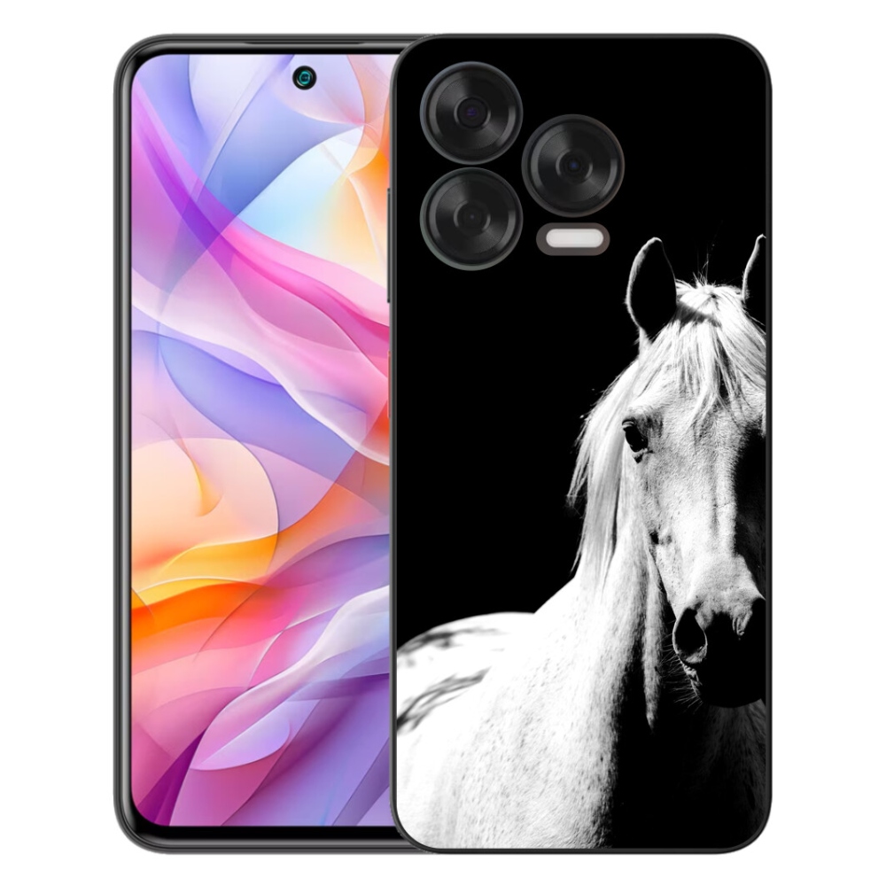 Gélový kryt mmCase na ZTE Blade V70 Vita - biely kôň 5