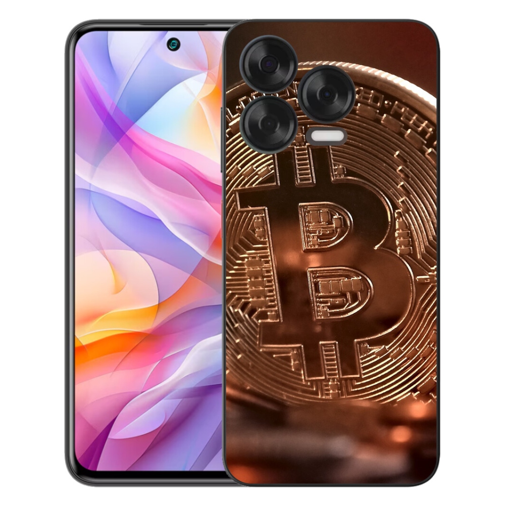 Gélový kryt mmCase na ZTE Blade V70 Vita - bitcoin