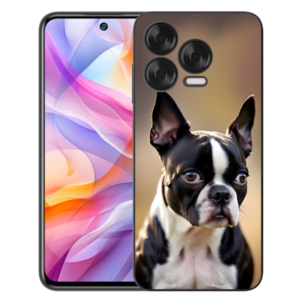 Gélový kryt mmCase na ZTE Blade V70 Vita - bostonský teriér