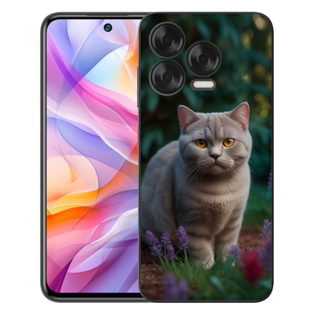 Gélový kryt mmCase na ZTE Blade V70 Vita - britská mačka