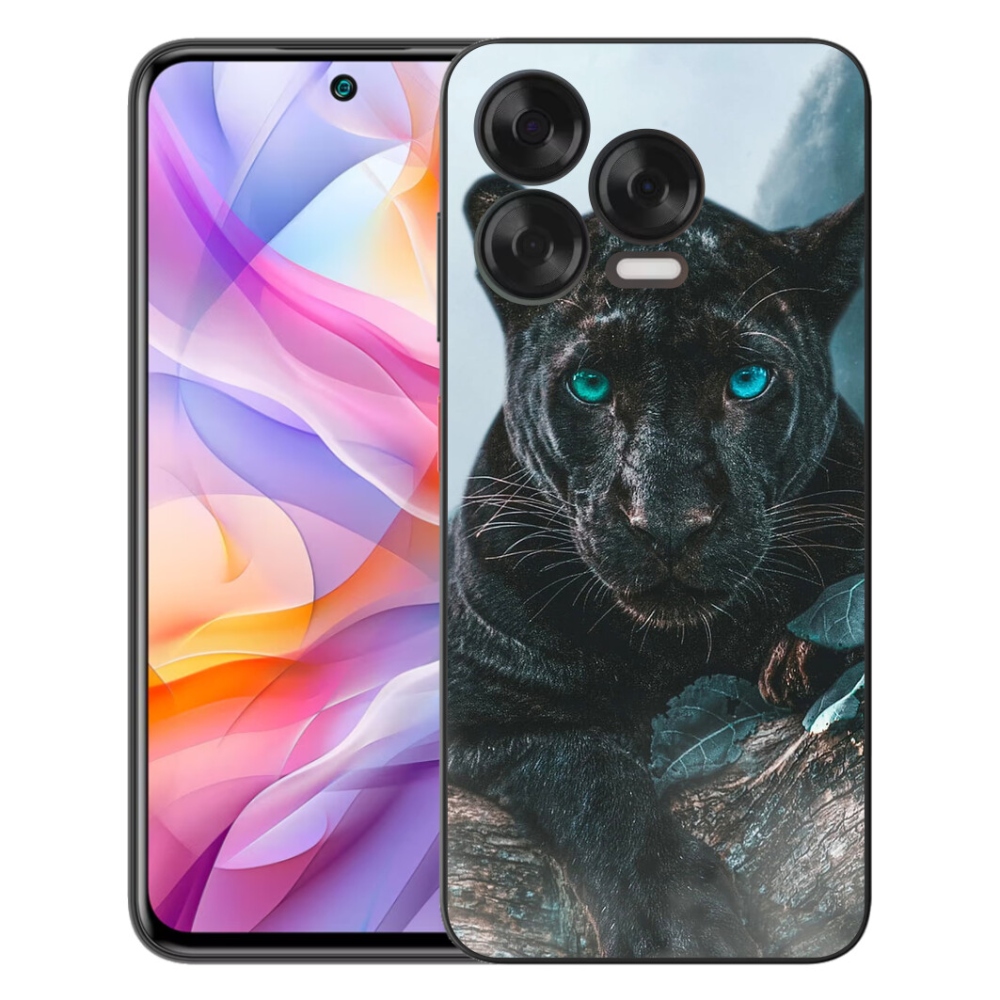 Gélový kryt mmCase na ZTE Blade V70 Vita - čierny panter