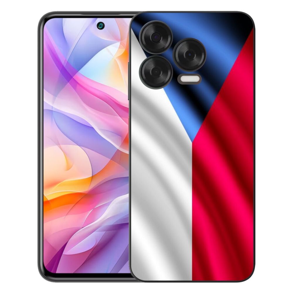 Gélový kryt mmCase na ZTE Blade V70 Vita - česká vlajka