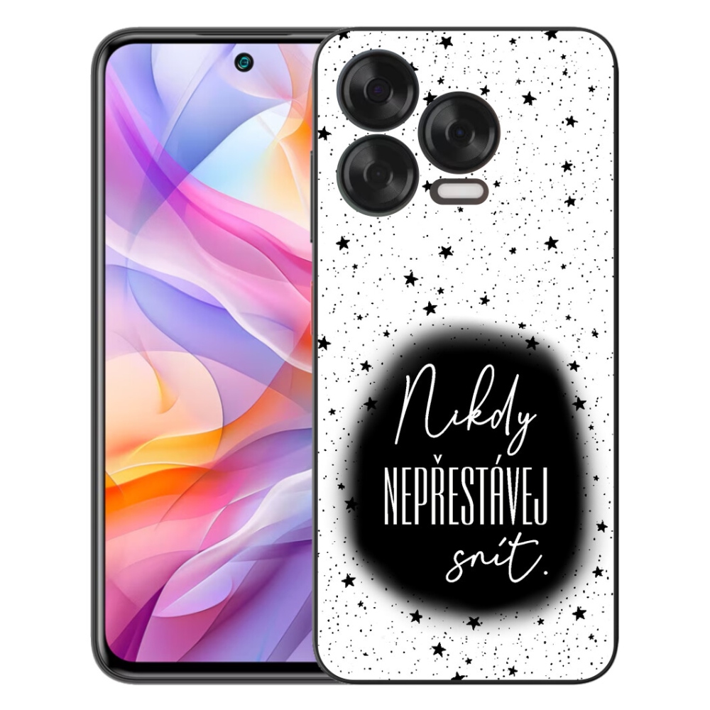 Gélový kryt mmCase na ZTE Blade V70 Vita - citát 1 čiernobiele pozadie