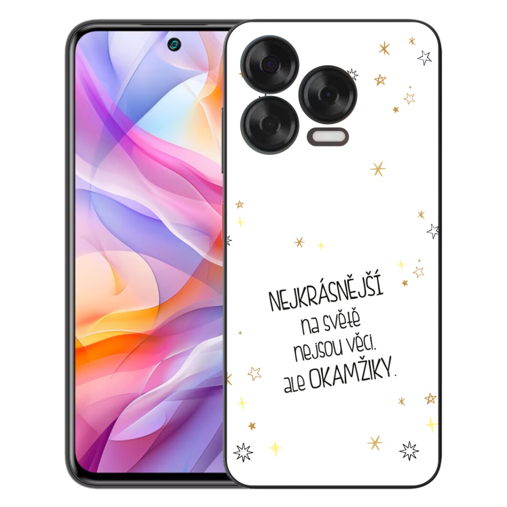 Gélový kryt mmCase na ZTE Blade V70 Vita - citát 4 biele pozadie