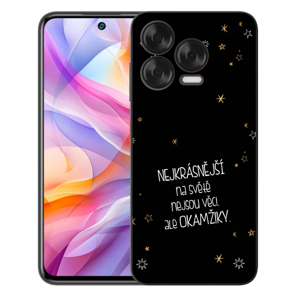 Gélový kryt mmCase na ZTE Blade V70 Vita - citát 4 čierne pozadie