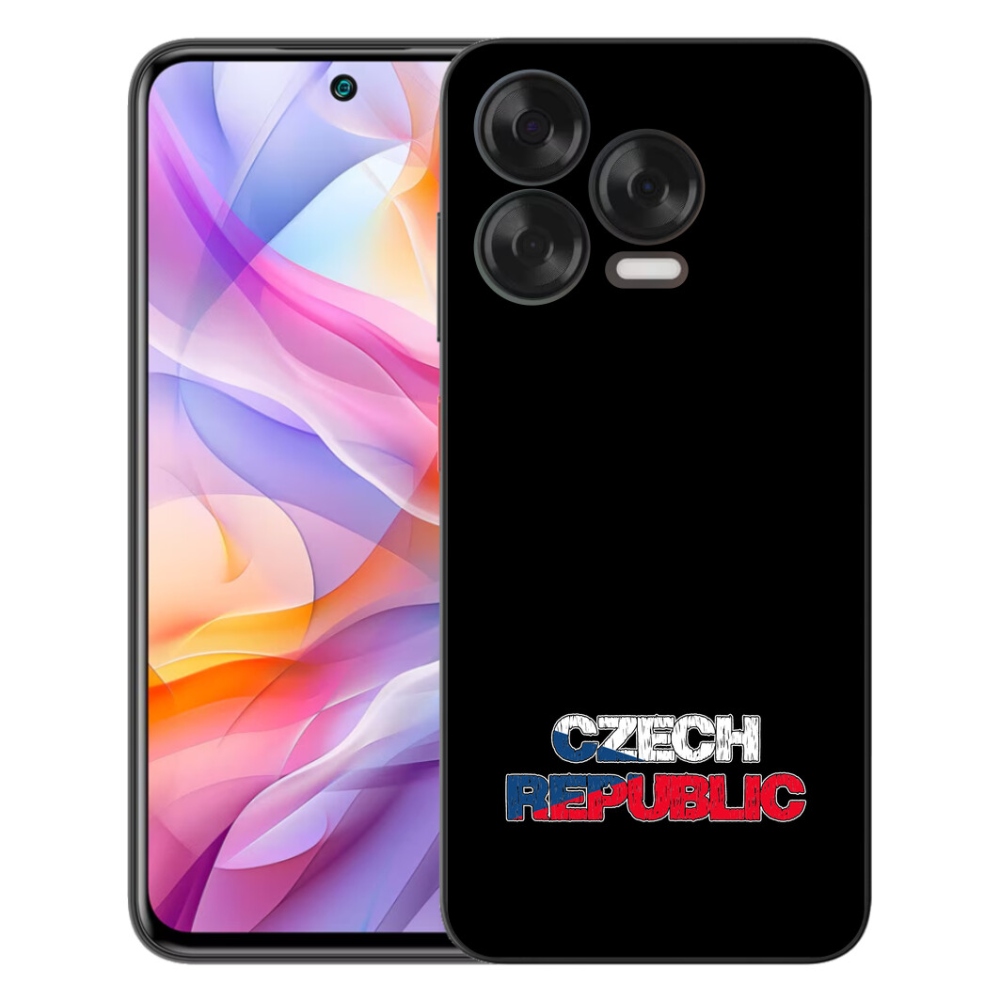 Gélový kryt mmCase na ZTE Blade V70 Vita - Slovak Republic čierne pozadie