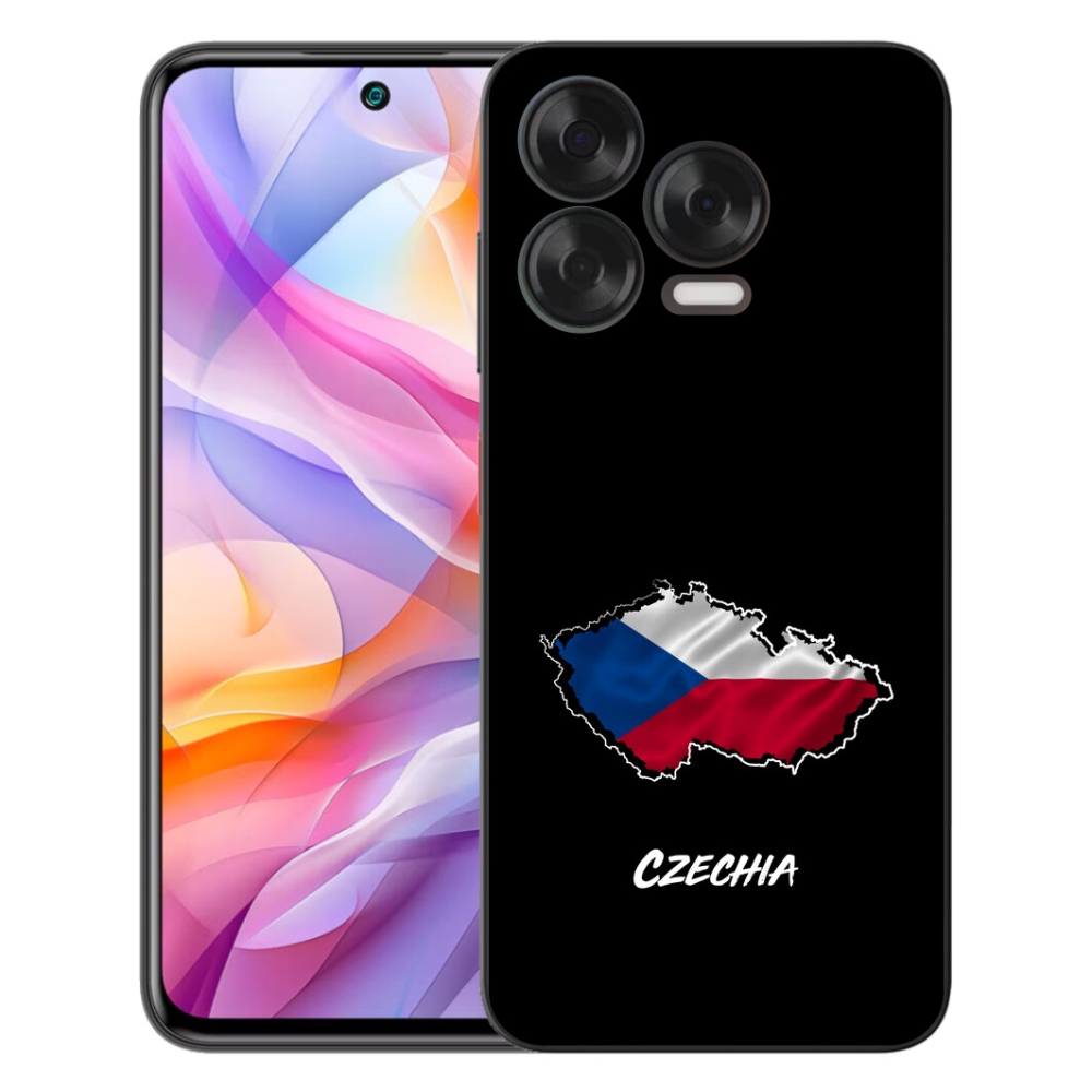 Gélový kryt mmCase na ZTE Blade V70 Vita - Slovakia čierne pozadie