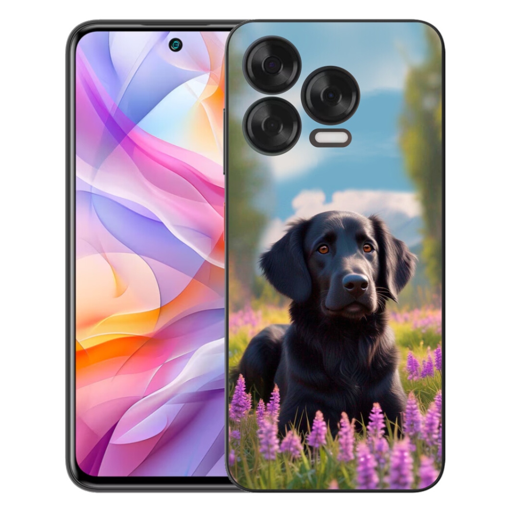 Gélový kryt mmCase na ZTE Blade V70 Vita - elegantný čierny retriever