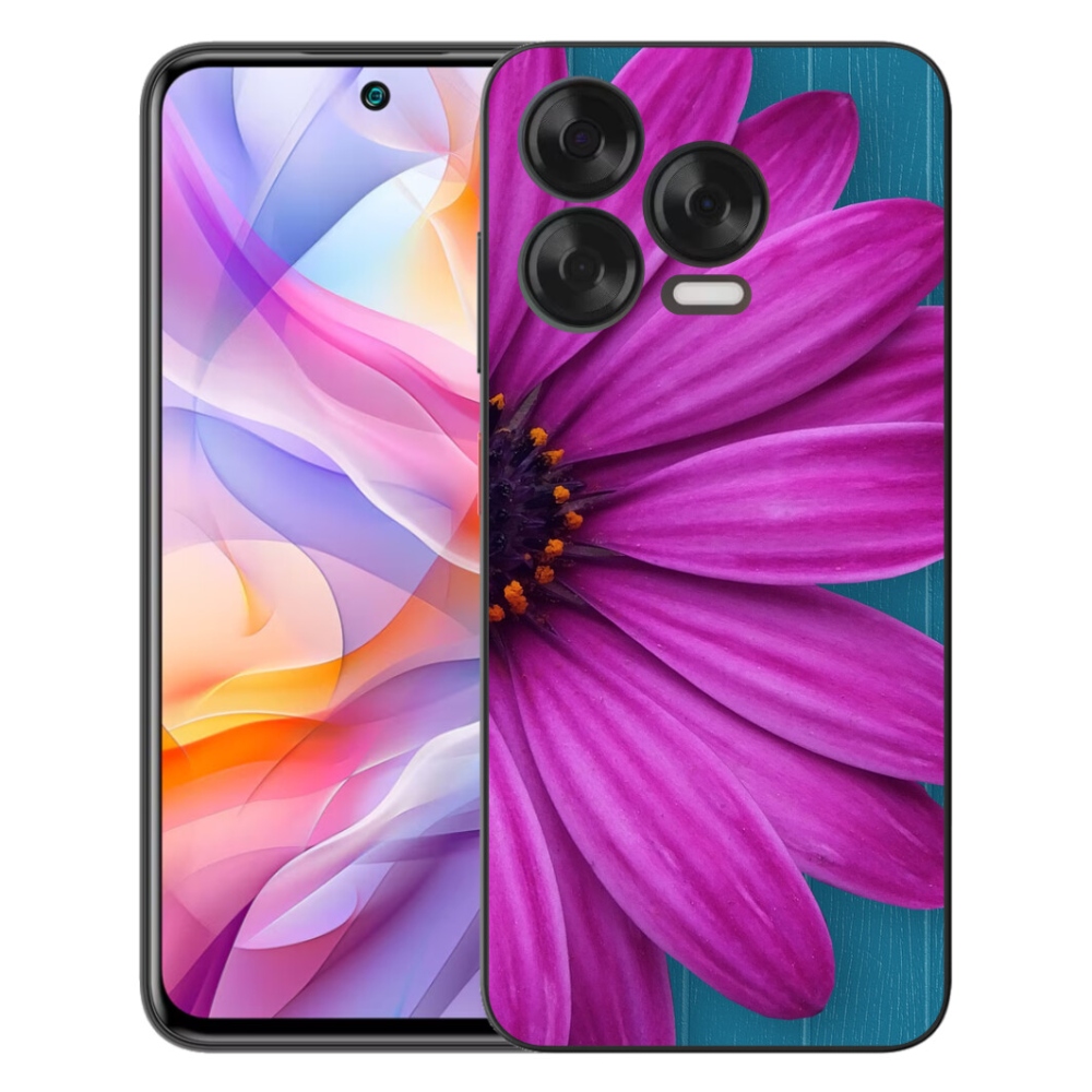 Gélový kryt mmCase na ZTE Blade V70 Vita - fialová margaréta