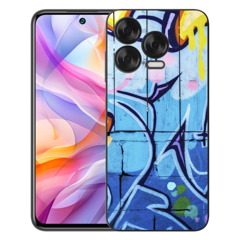 Gélový kryt mmCase na ZTE Blade V70 Vita - graffiti