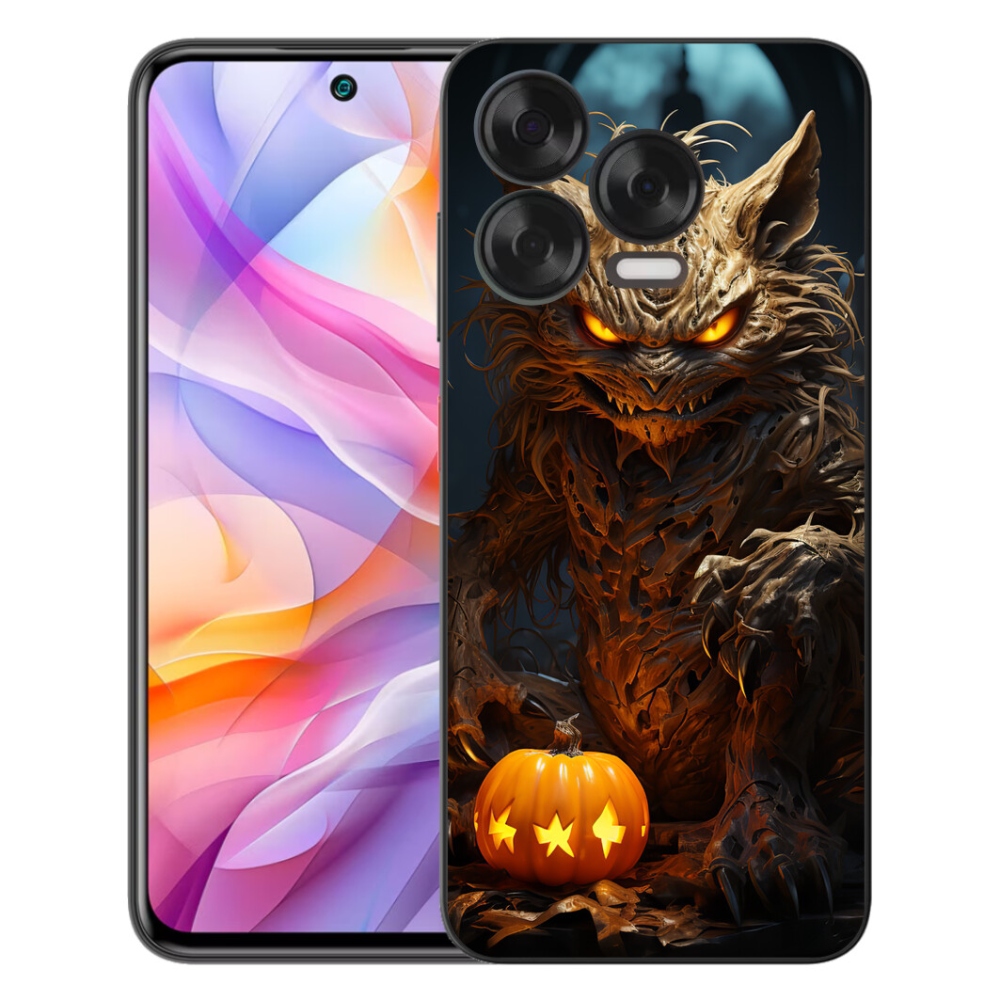 Gélový kryt mmCase na ZTE Blade V70 Vita - halloweenska príšera