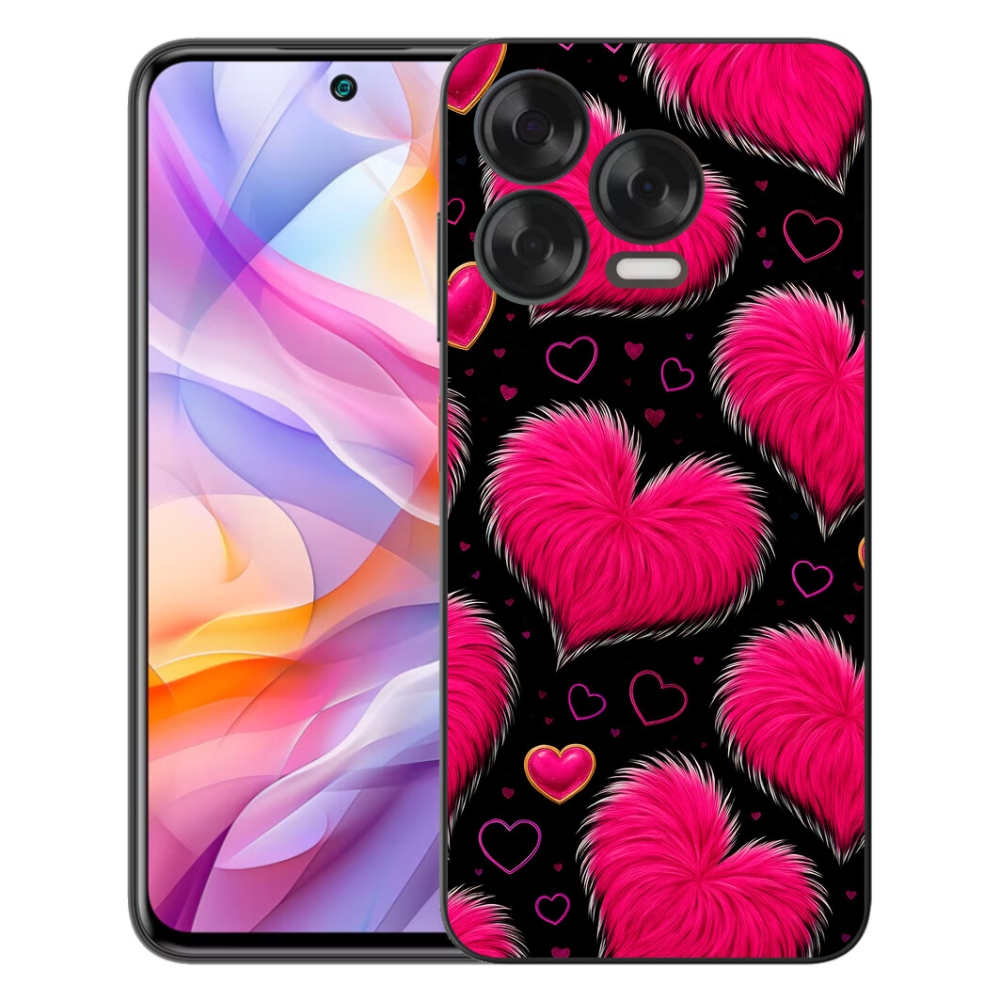 Gélový kryt mmCase na ZTE Blade V70 Vita - hebké srdce
