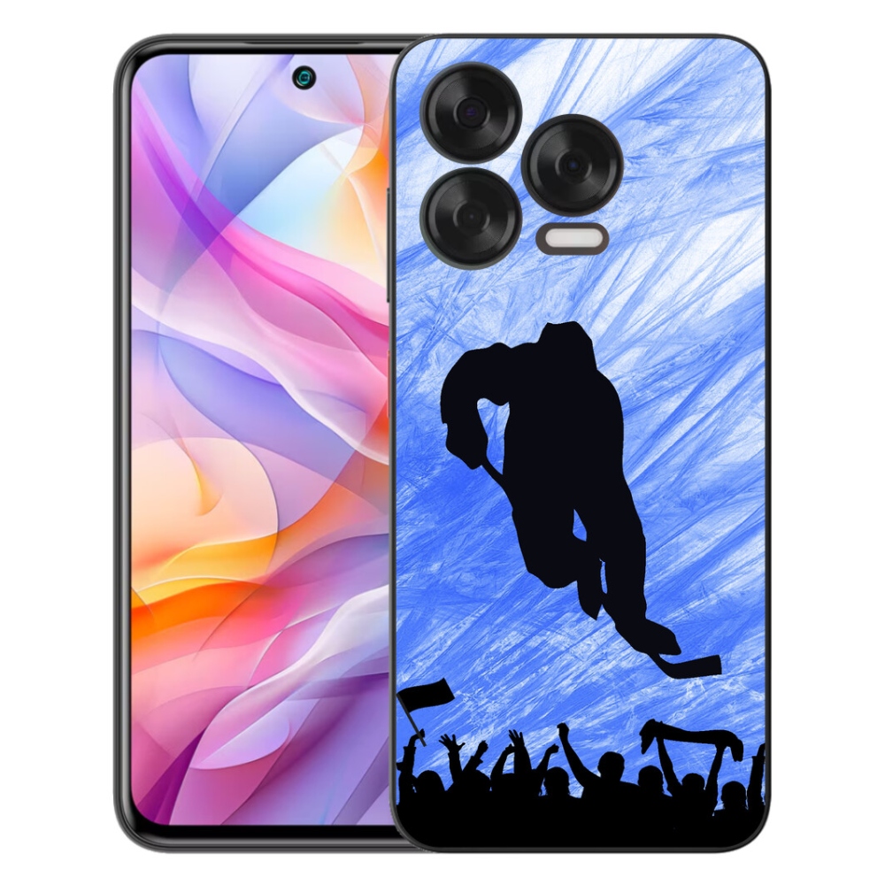 Gélový kryt mmCase na ZTE Blade V70 Vita - hokejový hráč
