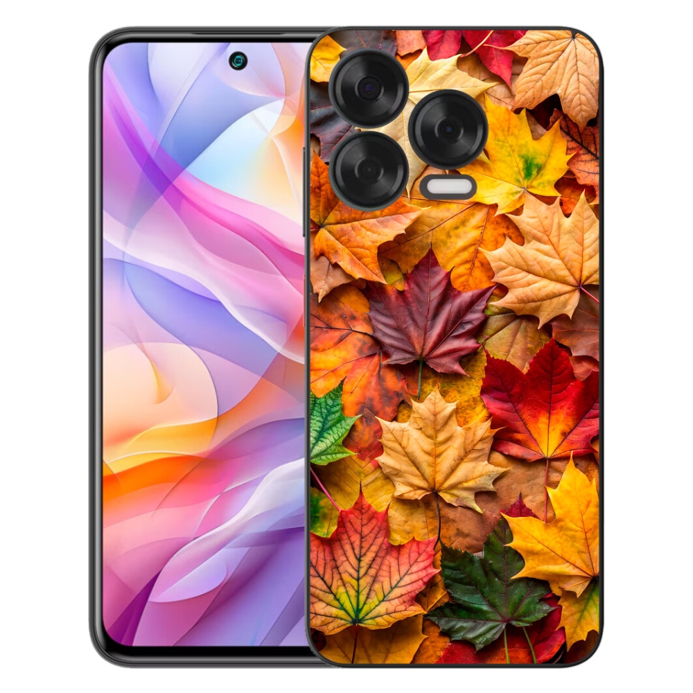 Gélový kryt mmCase na ZTE Blade V70 Vita - javorové listy 2