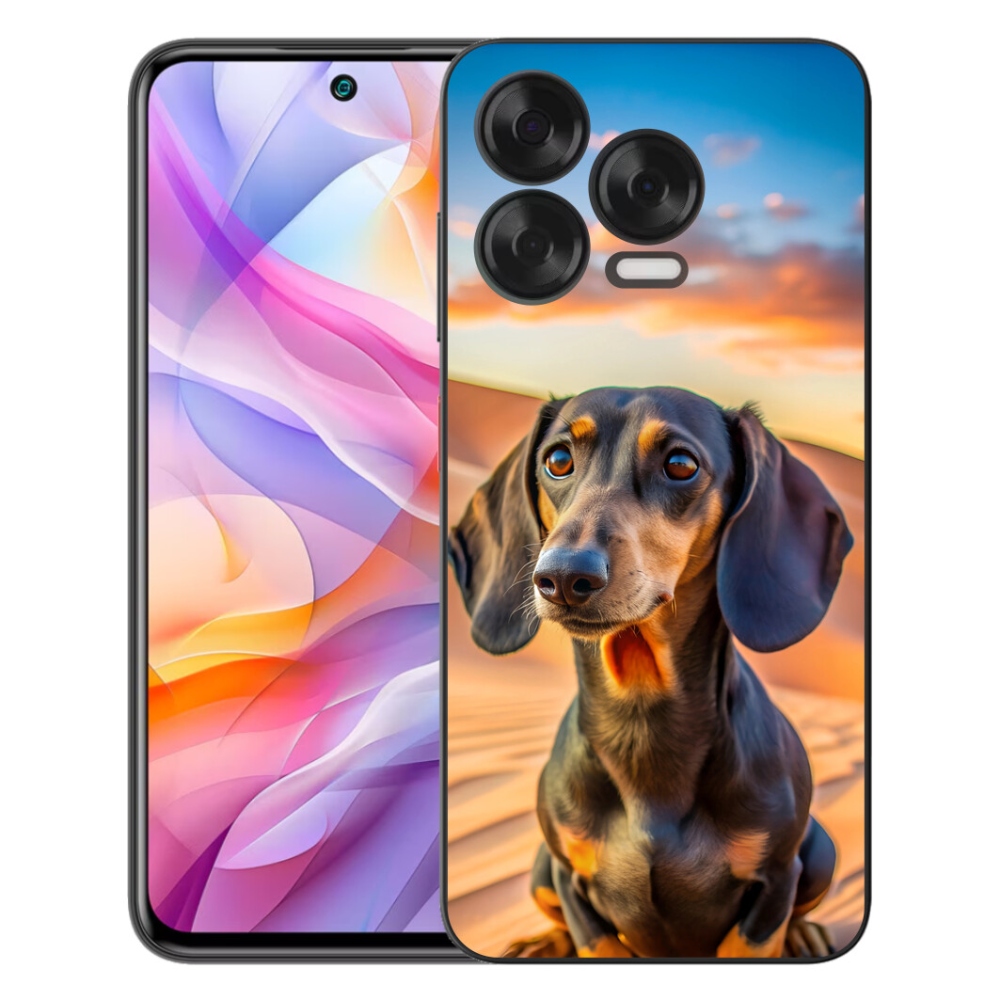 Gélový kryt mmCase na ZTE Blade V70 Vita - jazvečík 3