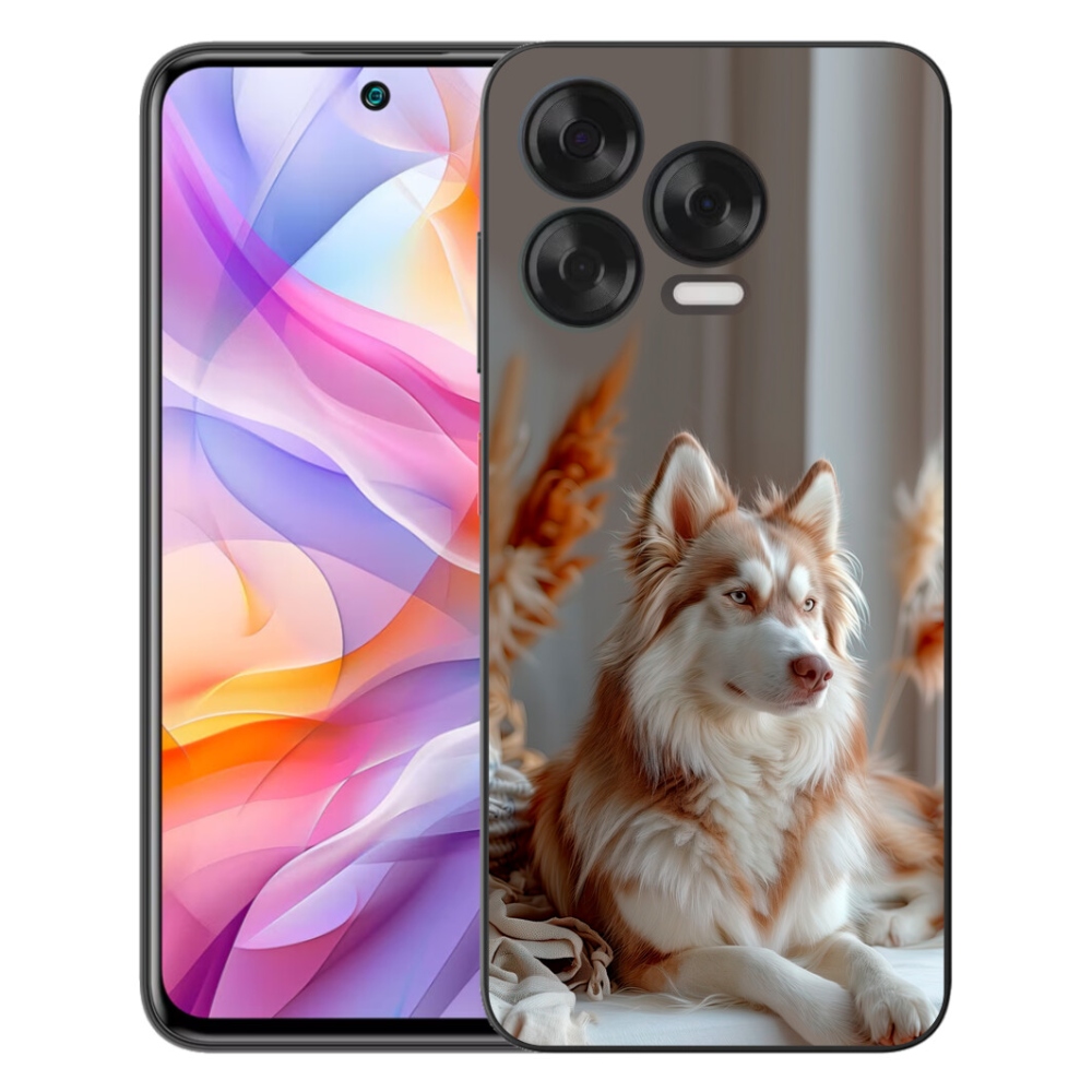 Gélový kryt mmCase na ZTE Blade V70 Vita - pokojný sibírsky husky