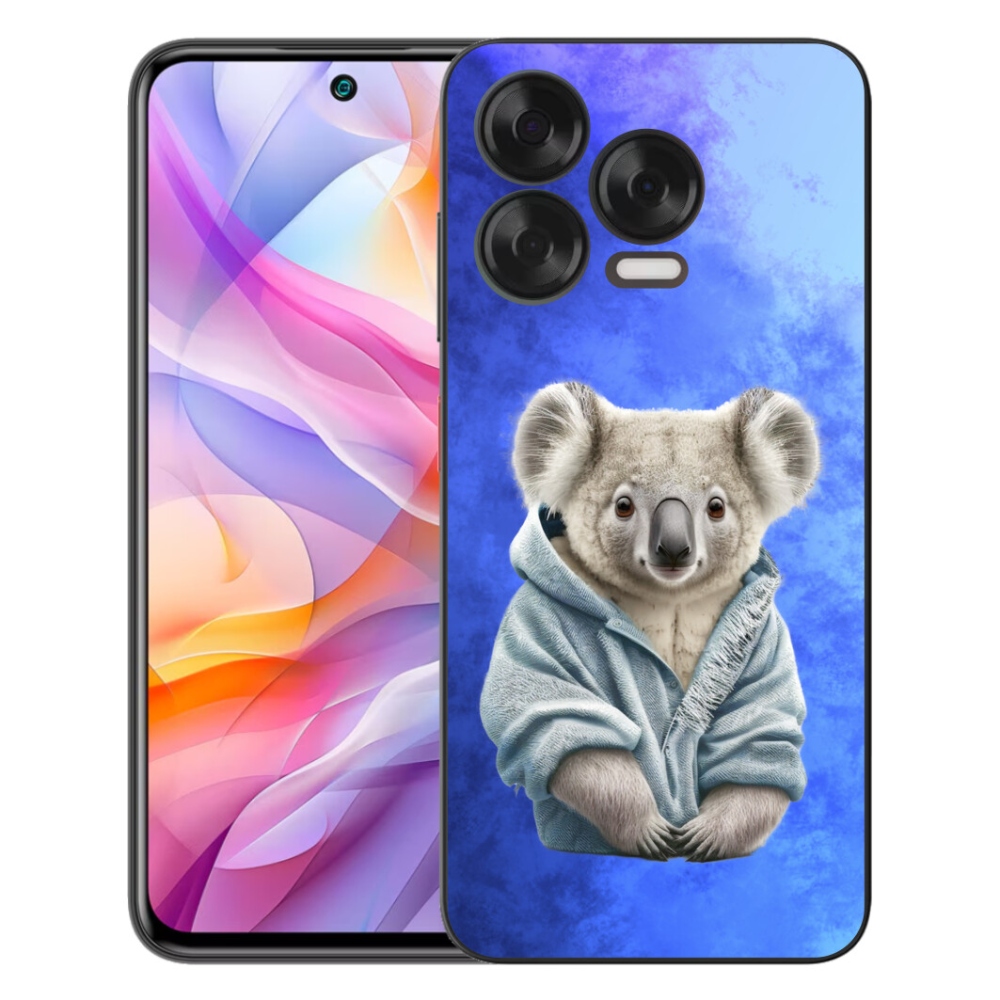 Gélový kryt mmCase na ZTE Blade V70 Vita - koala vo svetri