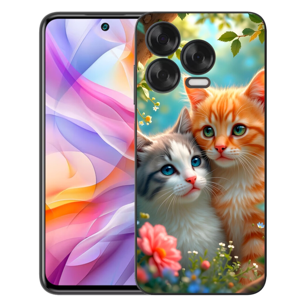 Gélový kryt mmCase na ZTE Blade V70 Vita - mačacia láska 2