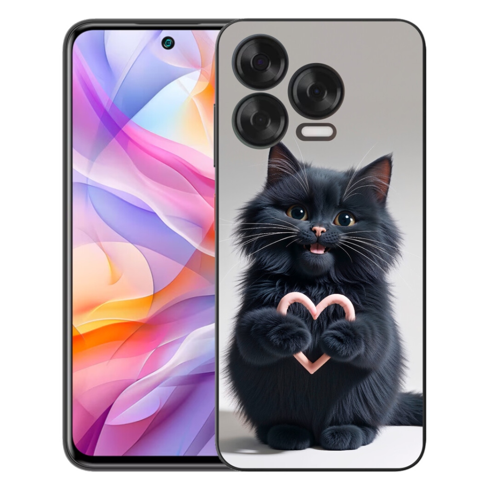 Gélový kryt mmCase na ZTE Blade V70 Vita - mačacia láska 3