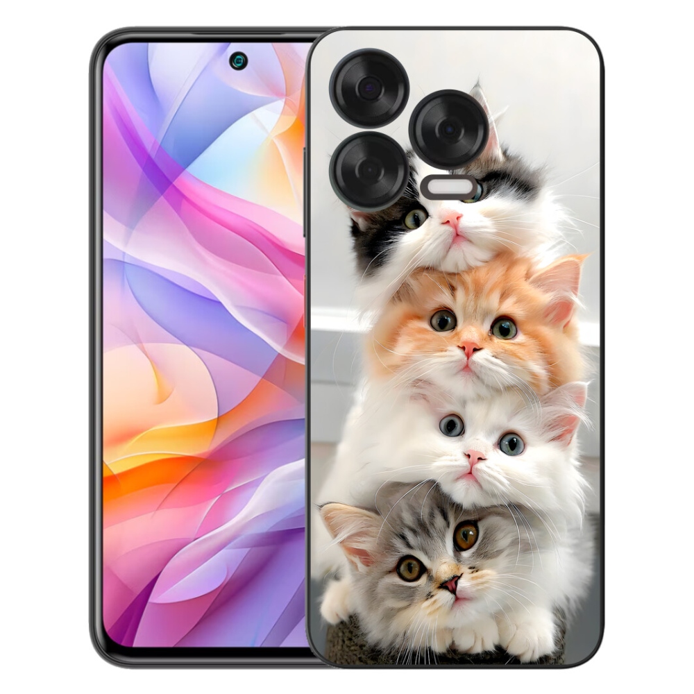 Gélový kryt mmCase na ZTE Blade V70 Vita - mačacia partia