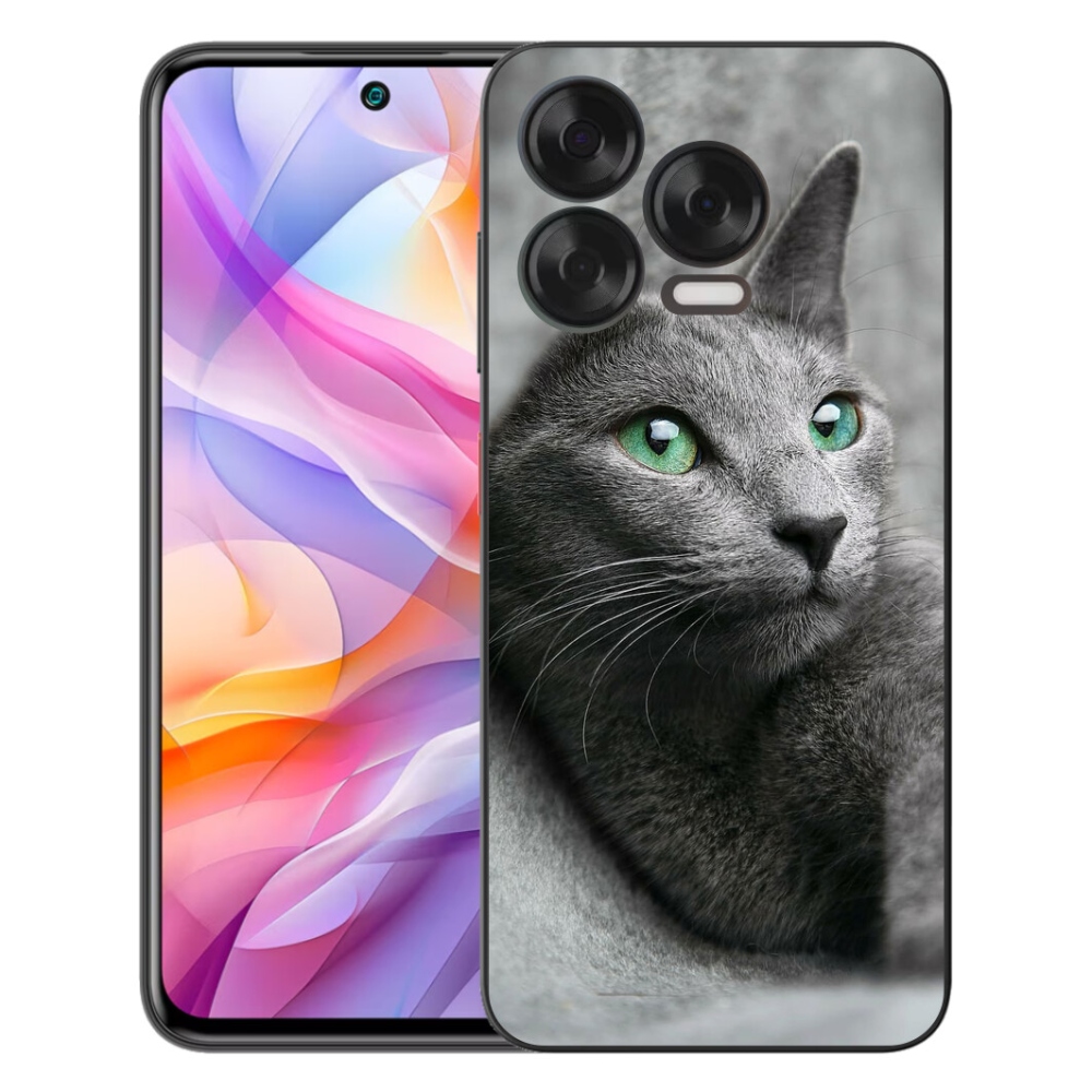 Gélový kryt mmCase na ZTE Blade V70 Vita - mačka 2