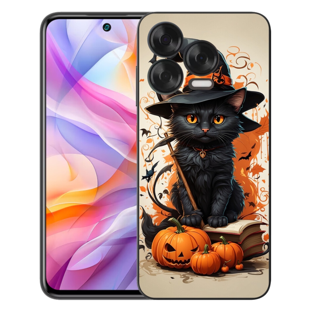 Gélový kryt mmCase na ZTE Blade V70 Vita - kocúr čarodejník