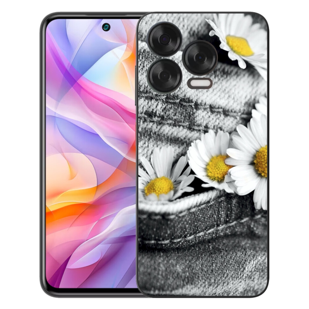 Gélový kryt mmCase na ZTE Blade V70 Vita - margarétky
