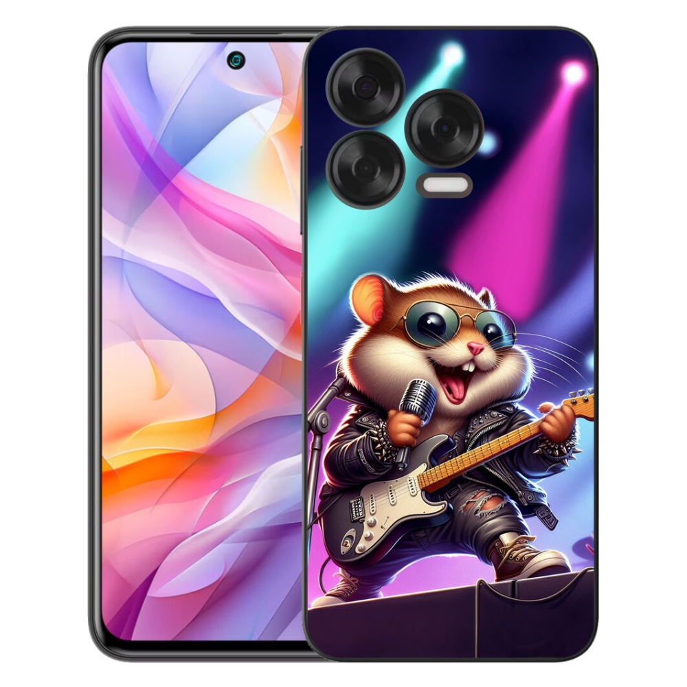 Gélový kryt mmCase na ZTE Blade V70 Vita - škrečok rocker