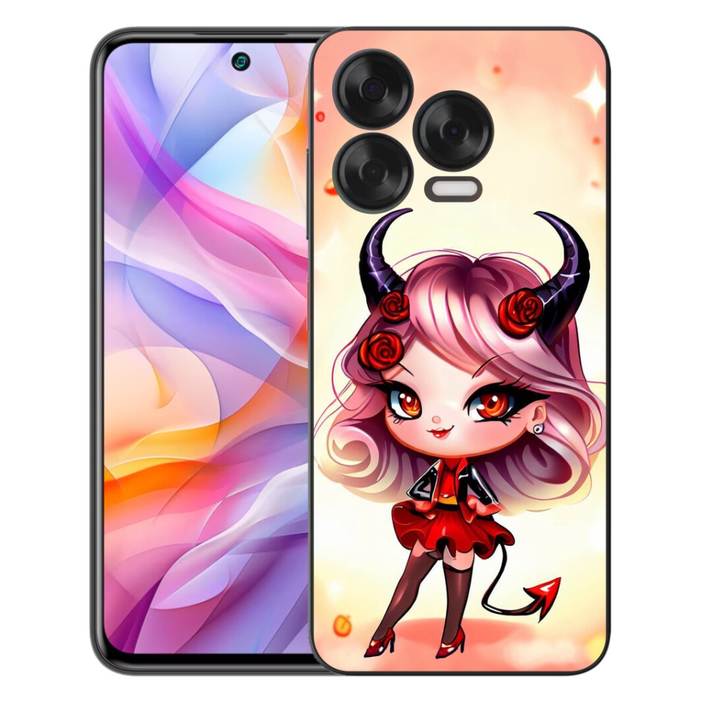 Gélový kryt mmCase na ZTE Blade V70 Vita - kreslená čertica